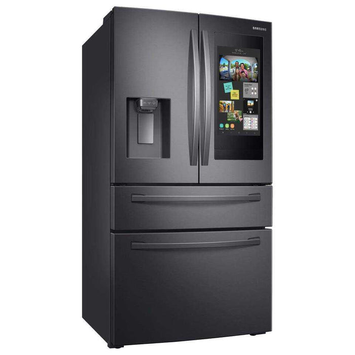 4 door Stainless Steel french door refrigerator with touch screen