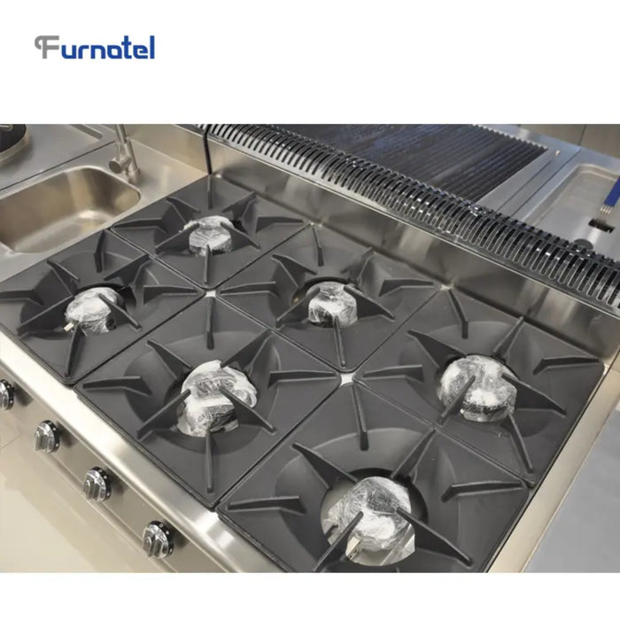 Commercial Gas Cooking Range Stove